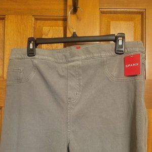 SPANX Jean-ish Ankle Leggings Earthy Taupe NWT size 1X
